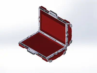 Iron Man Mark 5 Laptop Case 3D print model