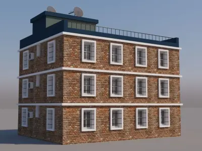 Building for Video Games  3D model