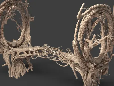 King Arthur Vine Tree 2 3D model