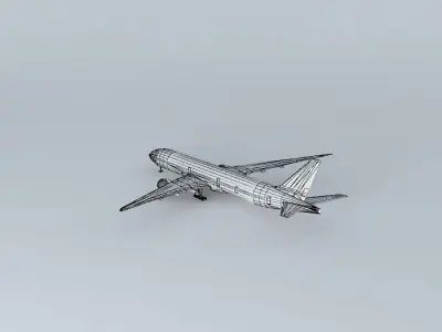 Template Boeing 777 EDITED! Free 3D model