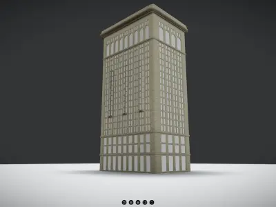 Flatiron Building NYC Iconic Historic 3D Model 3D model