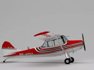 Cessna  Bird Dog 3D model