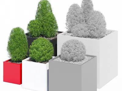 Pottery Pots nine part 1 3D model