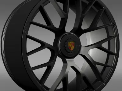 Porsche GTS 2015 rim 3D model