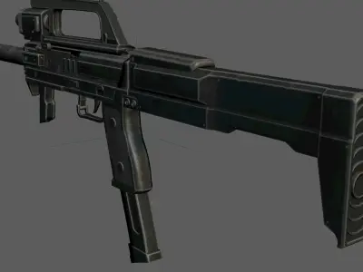 FMG 9 Rig Low-poly 3D model