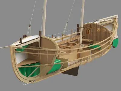 Lifeboat 3D model
