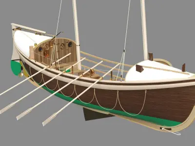 Lifeboat 3D model