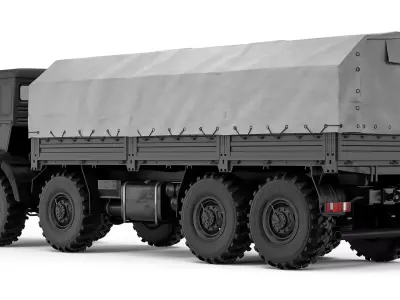 Kamaz 63501 Mustang 2016 3D model