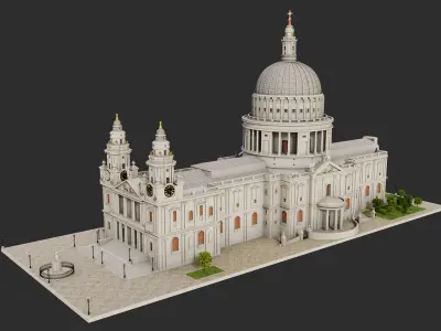 St Paul s Cathedral 3D model