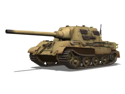 SDKFZ 186 Jagdtiger - 102 - Porsche Production 3D model
