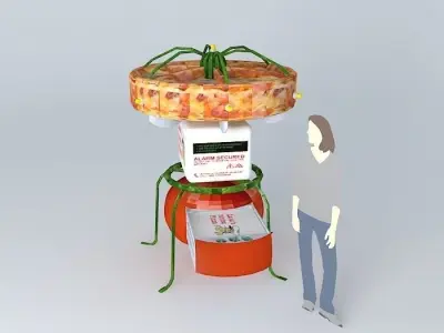 The good drone ARGO AIRCRAFTS 0800 pizzadrone Free 3D model