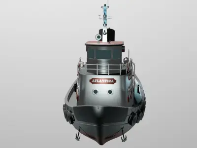 Fishing boat 3D model