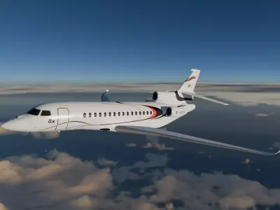 Dassault Falcon 8x 3D model