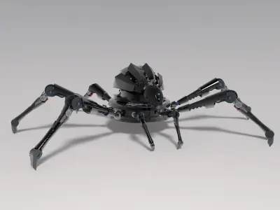 Sci-Fi Spider 3D model