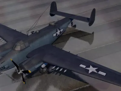 Lockheed PV-2 Harpoon 3D model