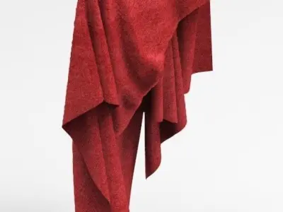 Set 7 in 1 Cloth 3 Low-poly 3D model