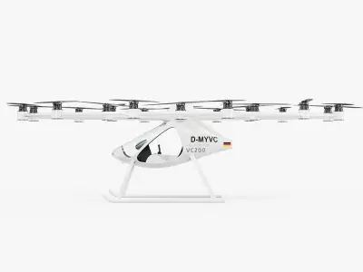 E-VOLO VC200 Volocopter Manned Drone 3D model