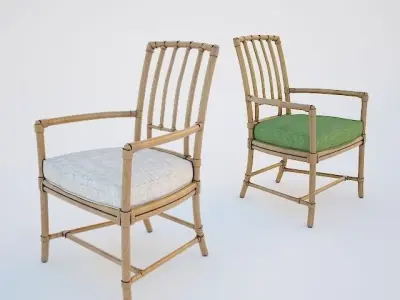 Rattan chair  Free 3D model