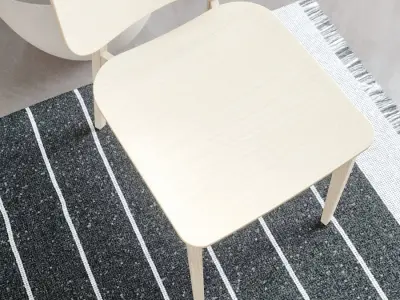  Timber Replica Midj Soft Chair Model 