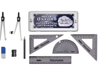 HELIX OXFORD MATHEMATICAL SET Free low-poly 3D model