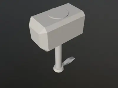 Mjolnir toilet Free 3D model