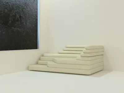 Modern Sofa Free 3D model 4