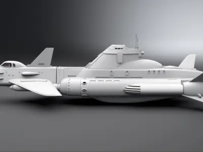 Skydiver One Scale model 3D print model