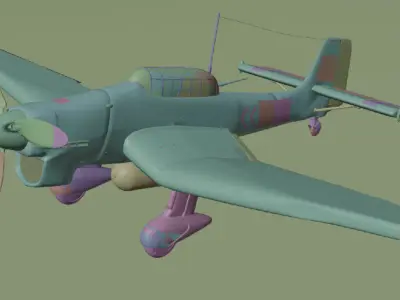 Junkers Ju 87 3D model