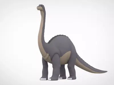 Grandma Longneck 3D model