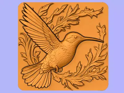 STL BEIJA-FLOR 3D model