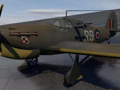 Hawker Henley Mk-1 3D model