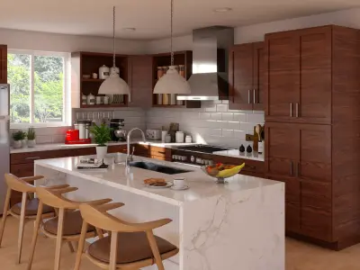Kitchen Scene  Free 3D model
