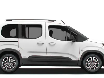 Peugeot e Rifter GT 2024 3D model