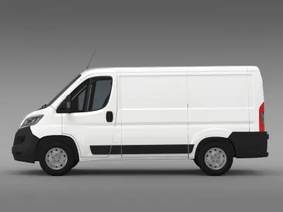 Citroen Jumper Van L1H1 2017 3D model