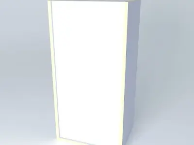 W0D bookcase Free 3D model