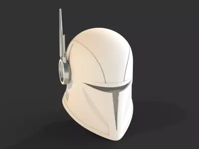 Custom Mandalorian Helmet 3D print model get