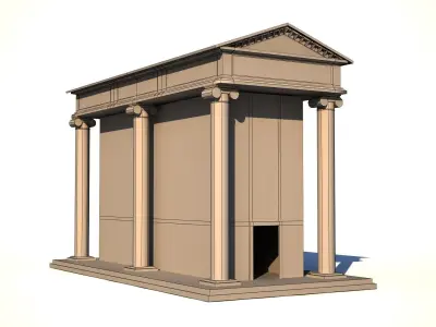 Ancient Rome Building 2 Low-poly 3D model