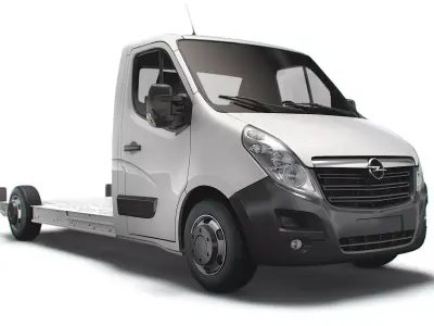 Opel Movano FWD LL35 L3H1 Platform Cab 2014 3D model