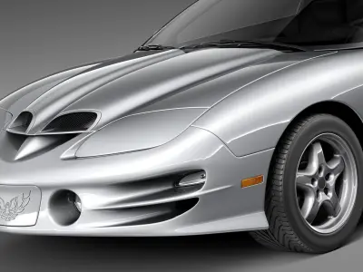 Pontiac Firebird TransAm 1999-2003 3D model