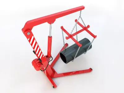 Workshop Crane 3D model