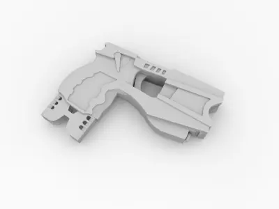 Taser Gun 3D model