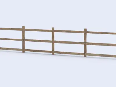 Fence 3D model shop