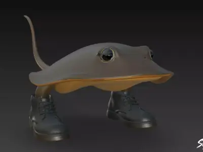 Rayinilde Rayalac - Italian BrainRot Low-poly 3D model