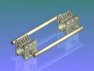 Jacket repair clamp Free 3D model