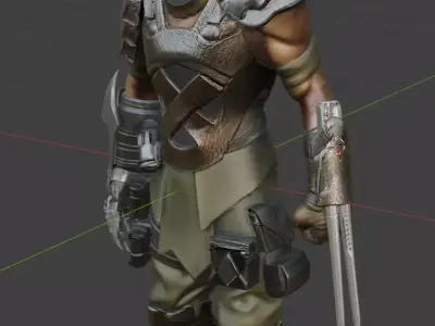 Ronin Predator from Predator Killer of Killers 3D print model
