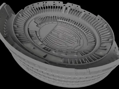Colosseum Low-poly 3D model
