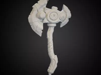 Stylized Axe 11 3D model