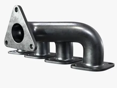 Exhaust header 3D model