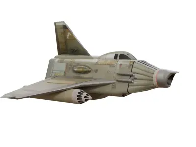 UFO SKY-1 Low-poly 3D model