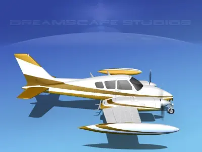 Cessna 320 Skyknight V05 3D model